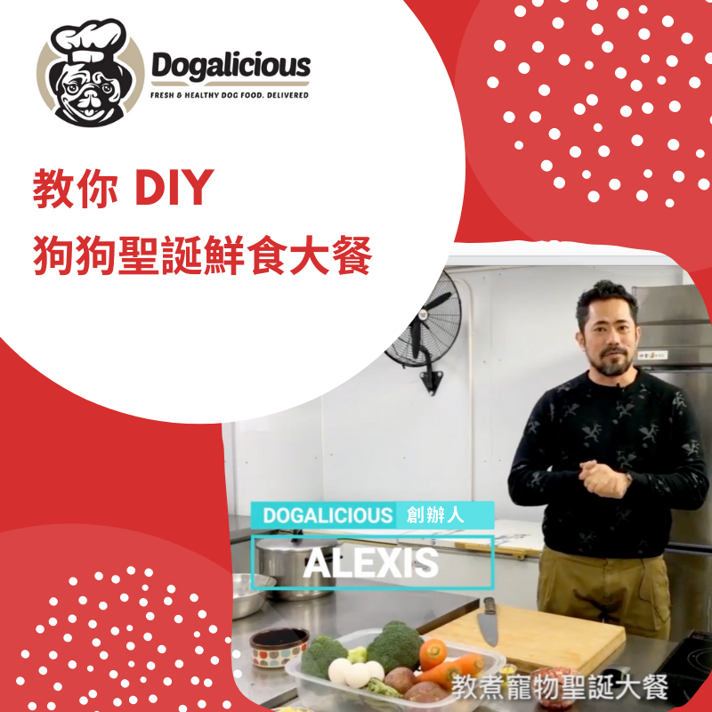 【教你DIY狗狗聖誕鮮食大餐】(簡易食譜）