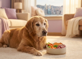 dog senior health aging fresh food - blog header