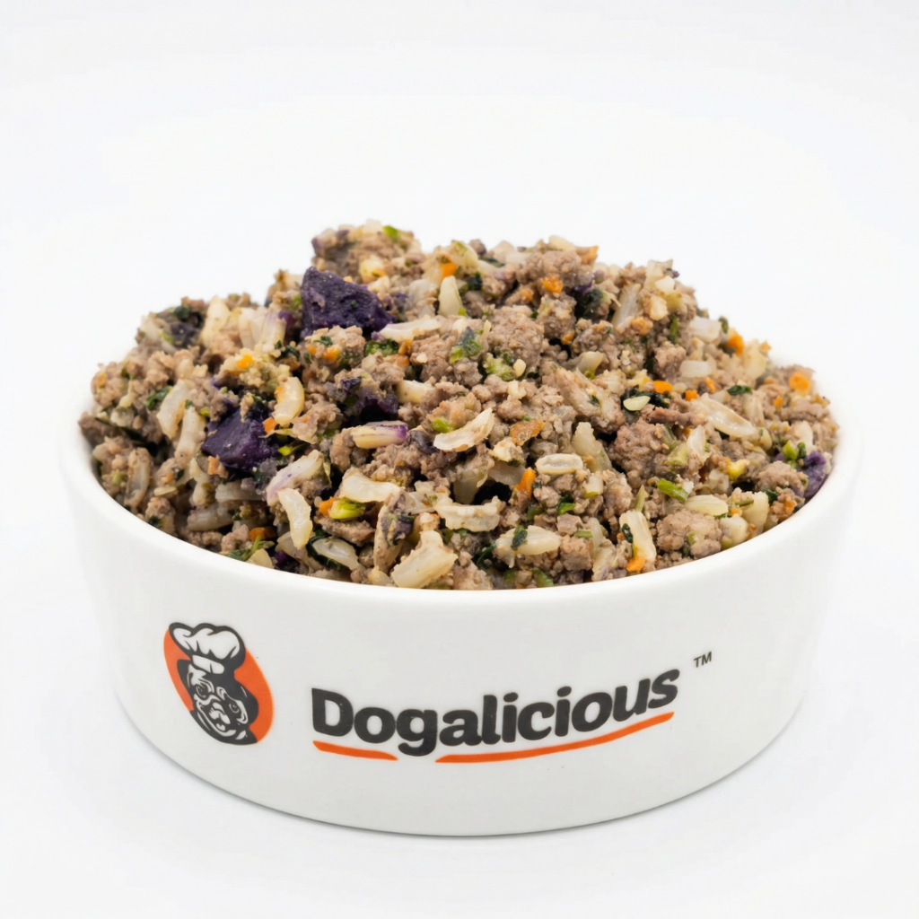 Chunky Steak Recipe – Fresh Dog Food