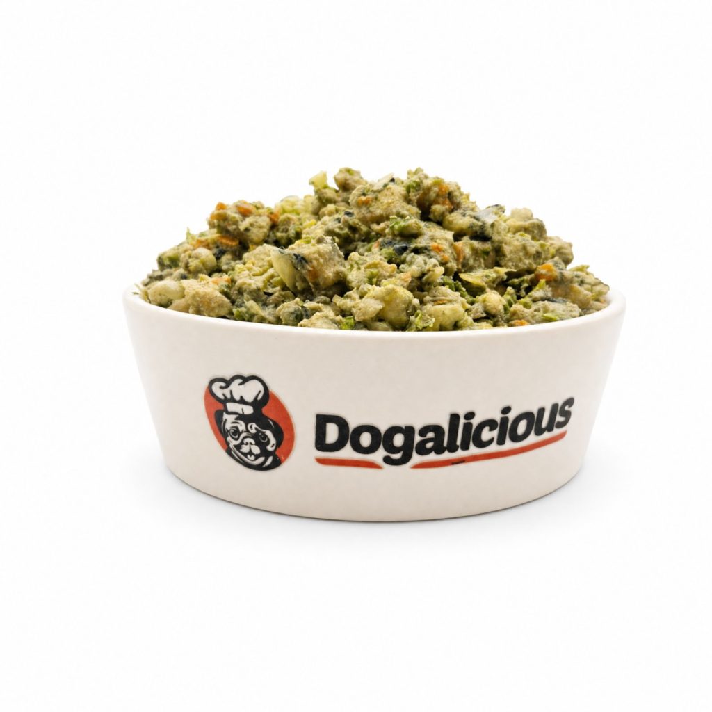 Diabetes Care (Chicken) Therapeutic Fresh Dog Food — served fresh in a bowl