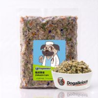 Diabetes Care (Fish) Therapeutic Fresh Dog Food — retail pack with a serving bowl