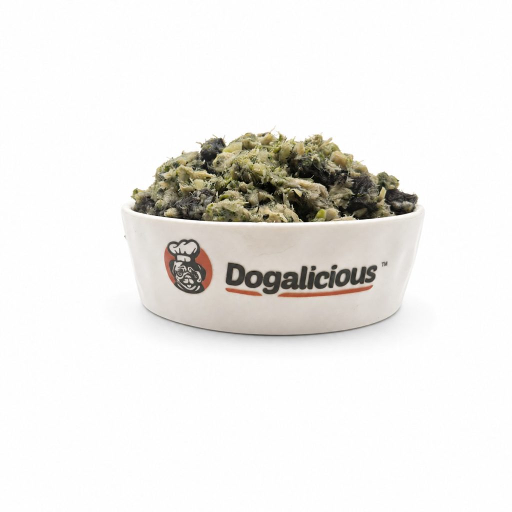 Weight Management (Fish) Therapeutic Fresh Dog Food — served fresh in a bowl