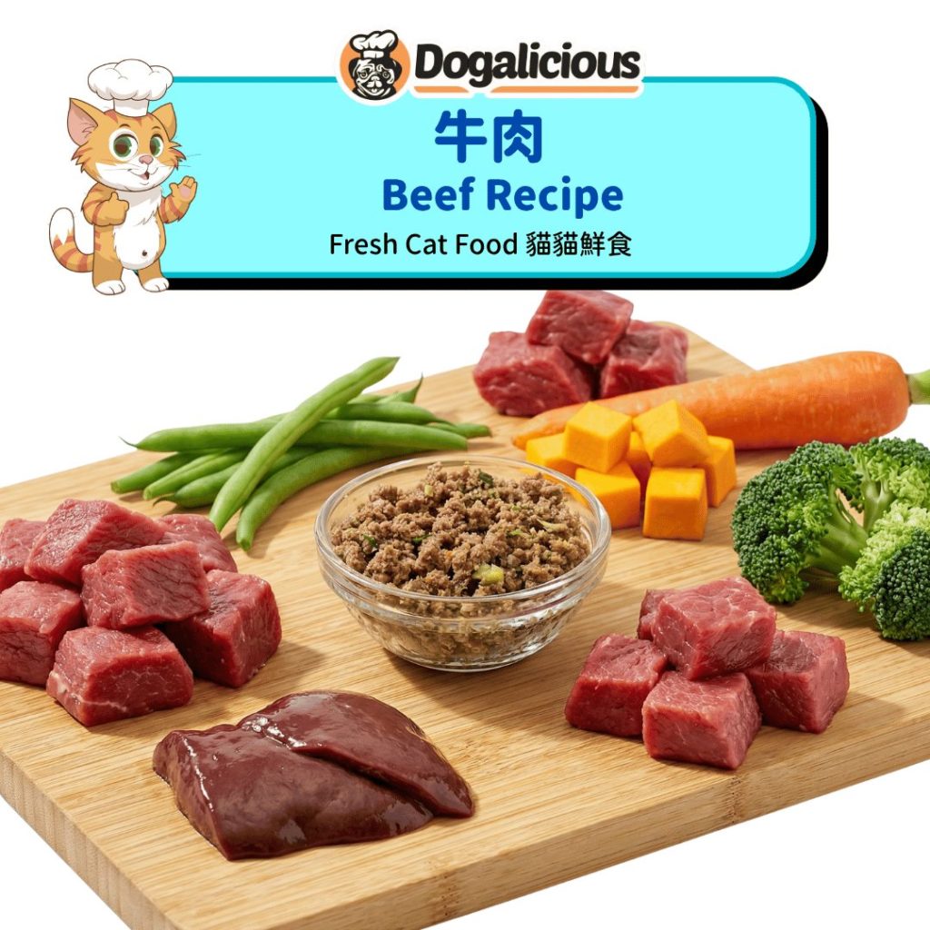 Fresh Cat Food – Beef - ingredients