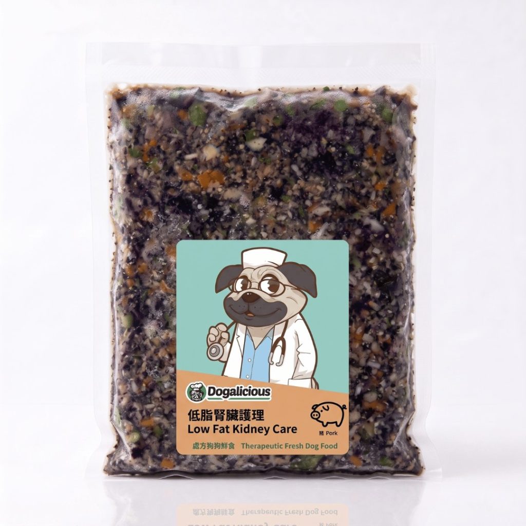 Low Fat Kidney Care (Pork) Therapeutic Fresh Dog Food — retail pack