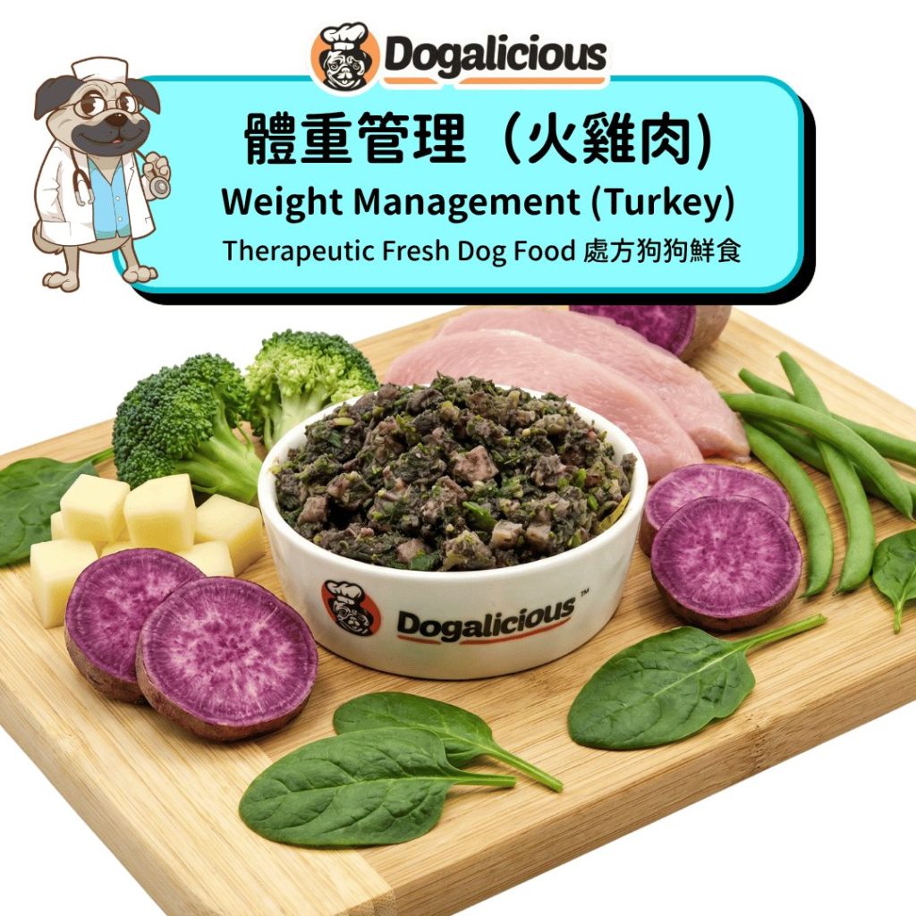 Weight Management (Turkey) Therapeutic Fresh Dog Food - ingredients
