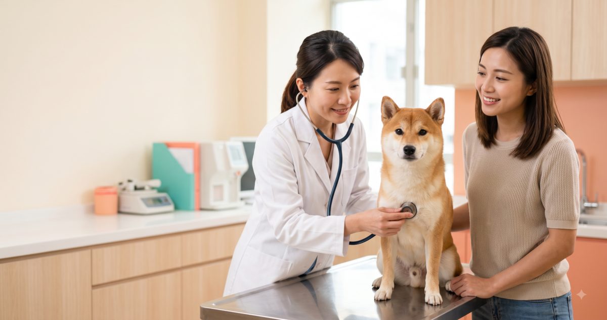 狗腎病早期檢測：獸醫為狗狗檢查